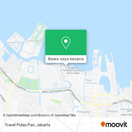 Peta Travel Pulau Pari