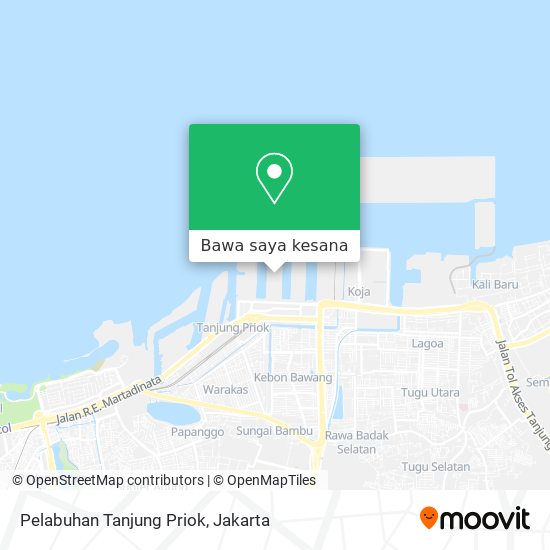 Peta Pelabuhan Tanjung Priok