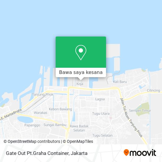 Peta Gate Out Pt.Graha Container