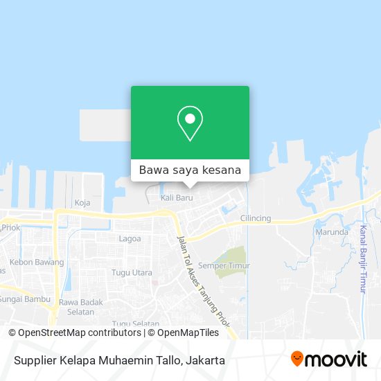 Peta Supplier Kelapa Muhaemin Tallo