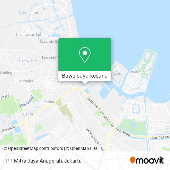 Peta PT Mitra Jaya Anugerah