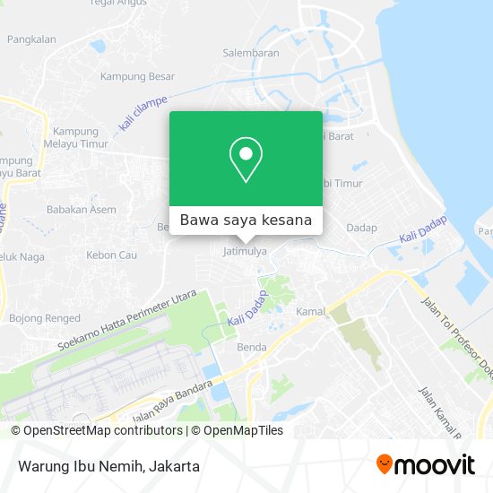 Peta Warung Ibu Nemih