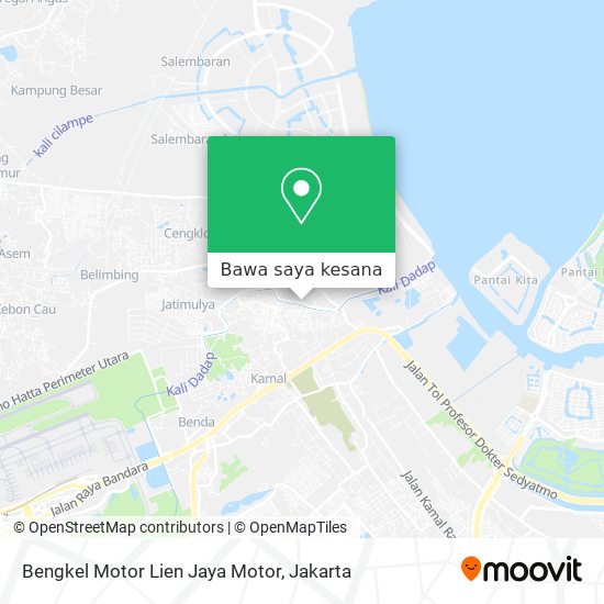 Peta Bengkel Motor Lien Jaya Motor