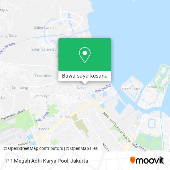 Peta PT Megah Adhi Karya Pool