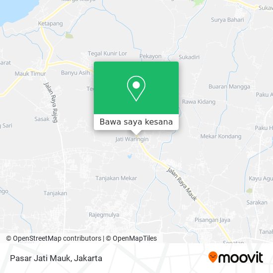 Peta Pasar Jati Mauk