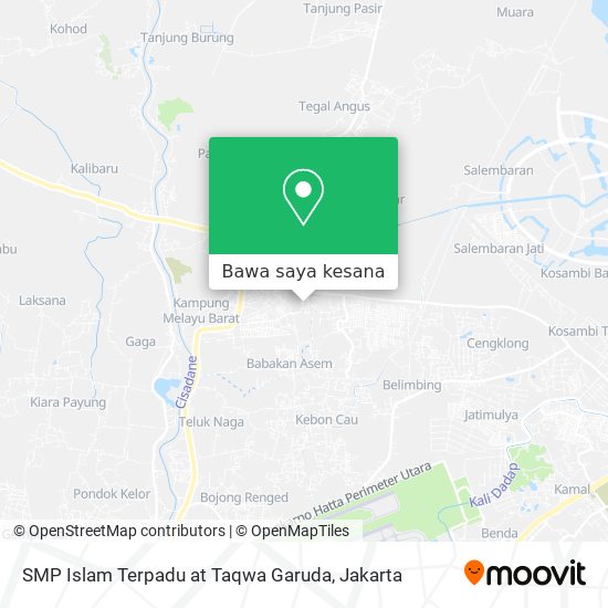 Peta SMP Islam Terpadu at Taqwa Garuda