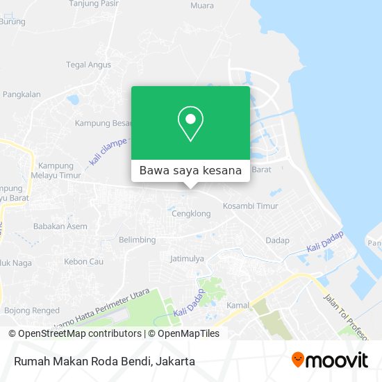 Peta Rumah Makan Roda Bendi