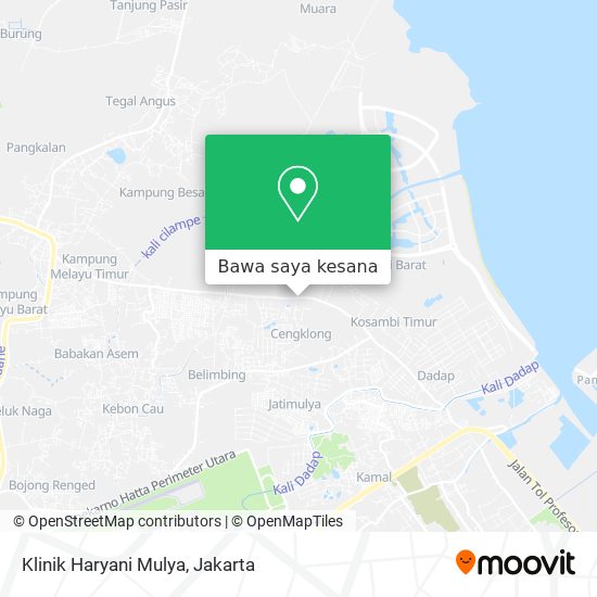Peta Klinik Haryani Mulya