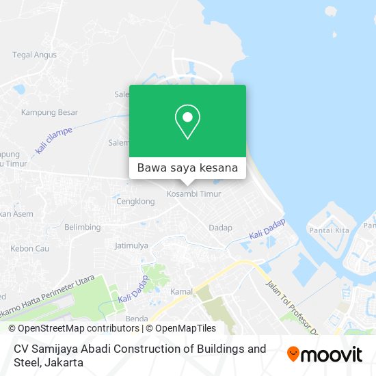 Peta CV Samijaya Abadi Construction of Buildings and Steel
