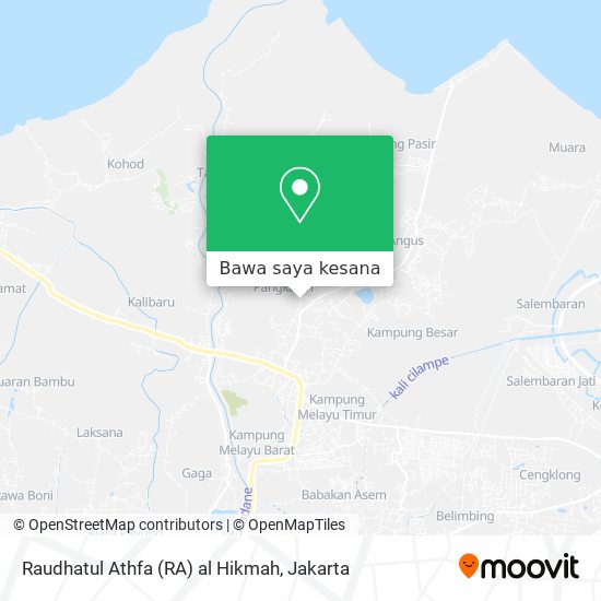 Peta Raudhatul Athfa (RA) al Hikmah