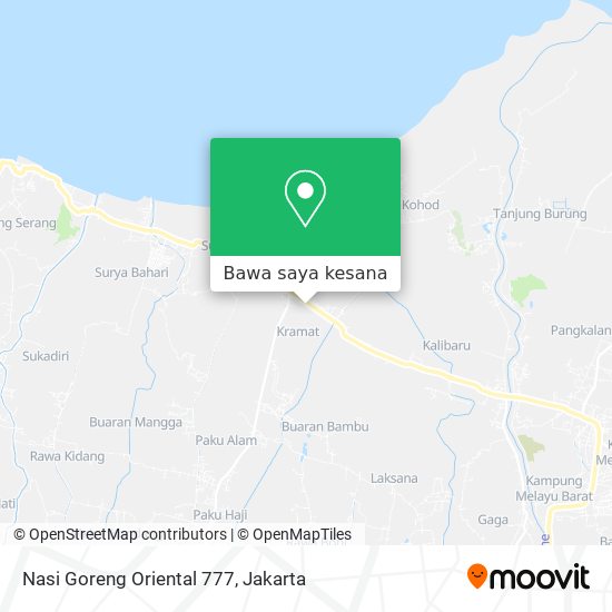 Peta Nasi Goreng Oriental 777