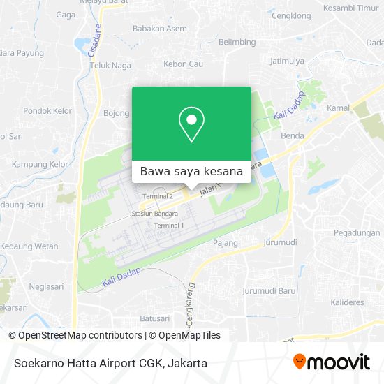 Peta Soekarno Hatta Airport CGK