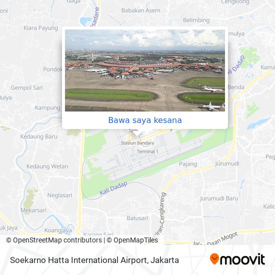 Peta Soekarno Hatta International Airport