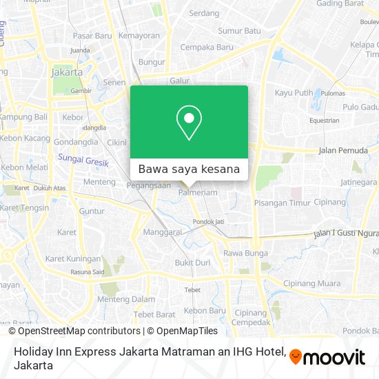 Peta Holiday Inn Express Jakarta Matraman an IHG Hotel