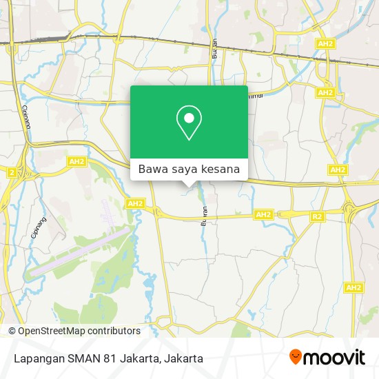 Peta Lapangan SMAN 81 Jakarta