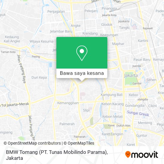 Peta BMW Tomang (PT. Tunas Mobilindo Parama)