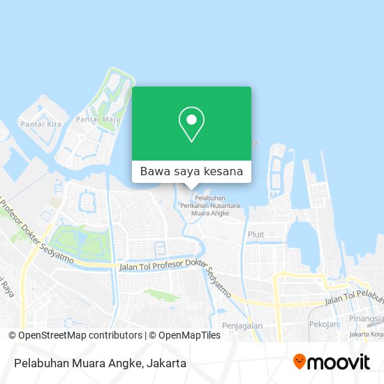 Peta Pelabuhan Muara Angke