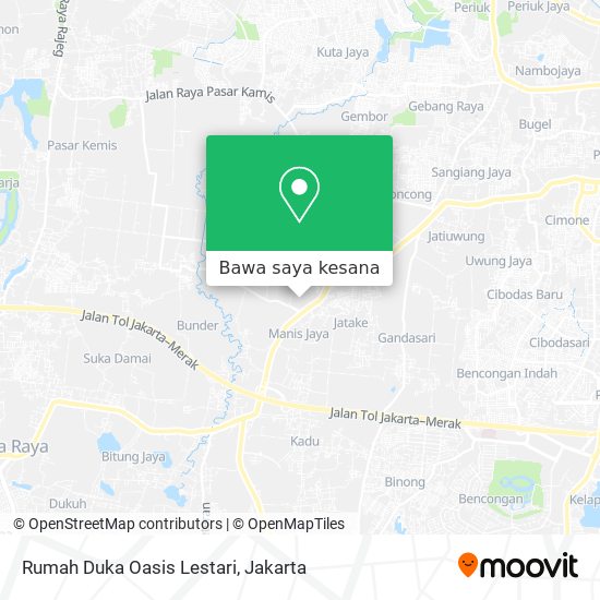 Peta Rumah Duka Oasis Lestari