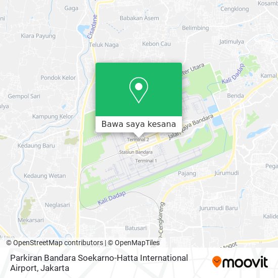 Peta Parkiran Bandara Soekarno-Hatta International Airport