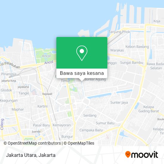 Peta Jakarta Utara