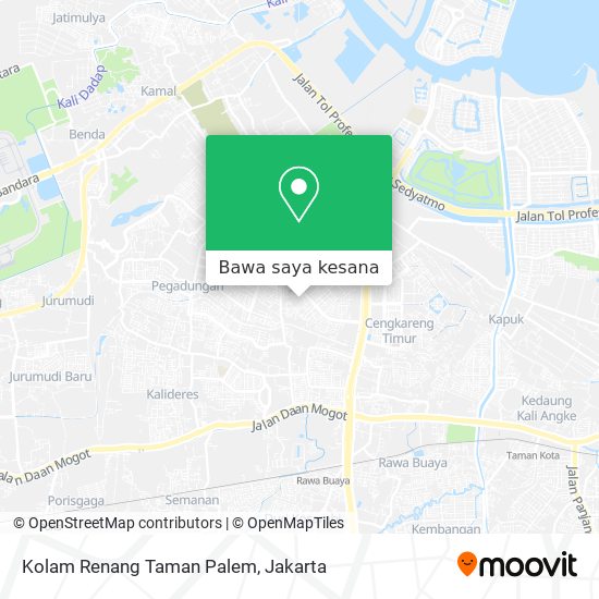 Peta Kolam Renang Taman Palem