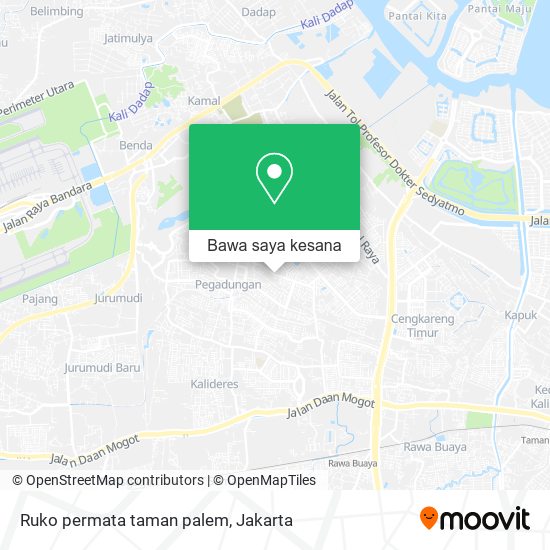 Peta Ruko permata taman palem