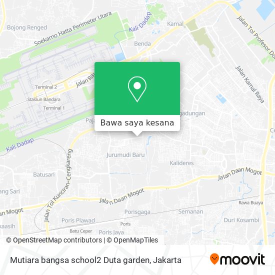 Peta Mutiara bangsa school2 Duta garden