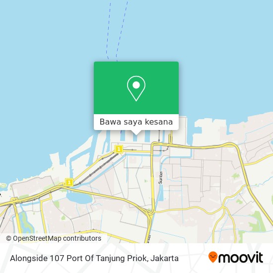 Peta Alongside 107 Port Of Tanjung Priok
