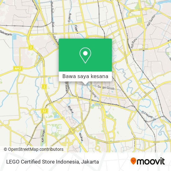 Peta LEGO Certified Store Indonesia