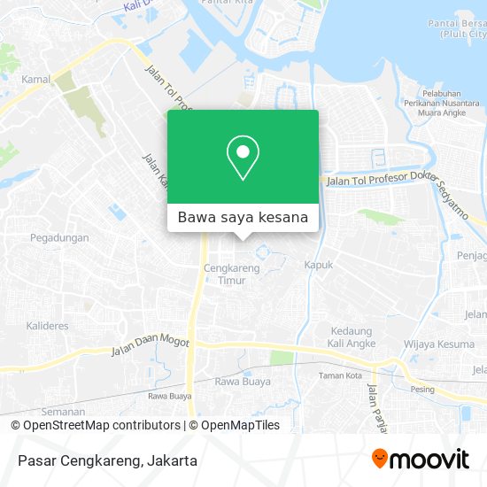 Peta Pasar Cengkareng