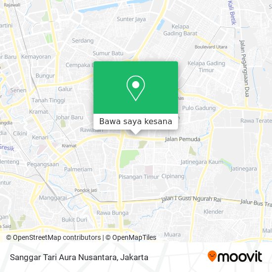 Peta Sanggar Tari Aura Nusantara