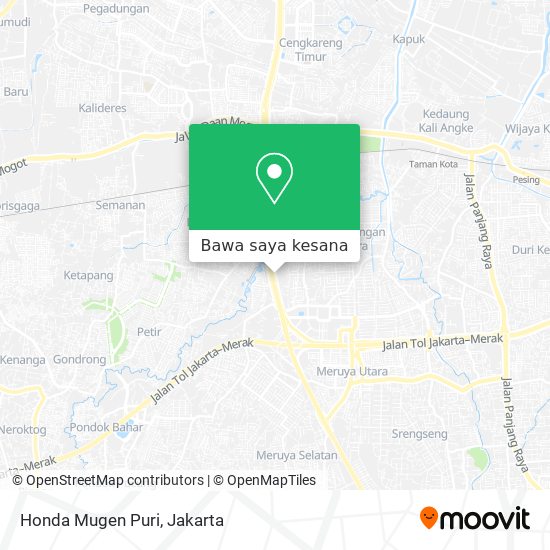 Peta Honda Mugen Puri