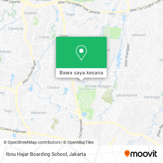 Peta Ibnu Hajar Boarding School