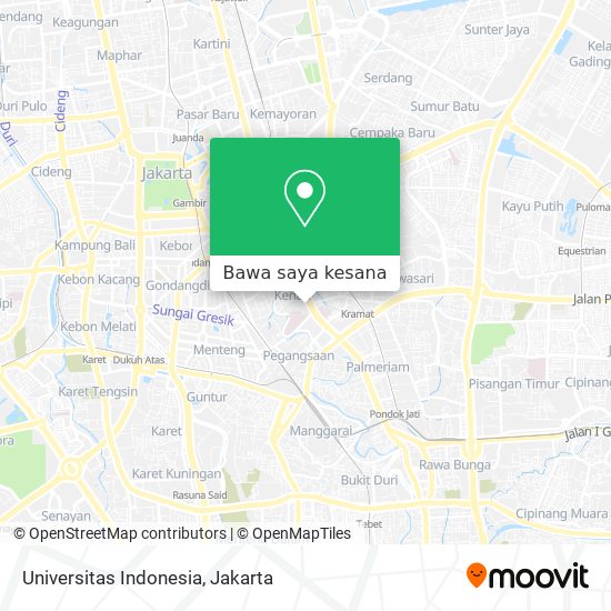 Peta Universitas Indonesia