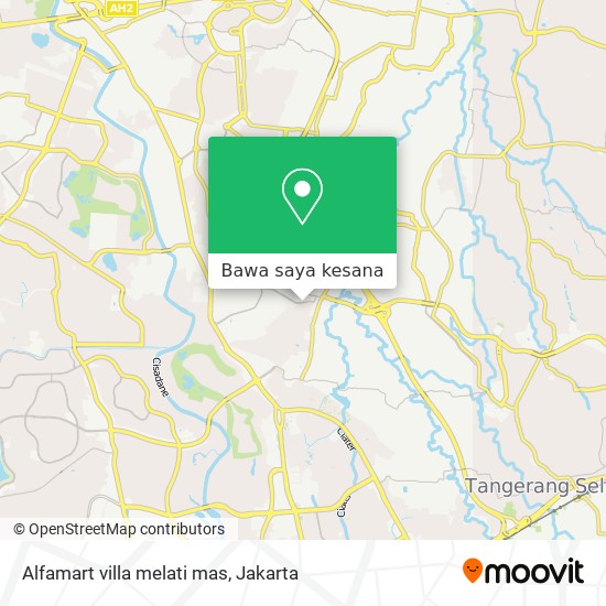 Peta Alfamart villa melati mas