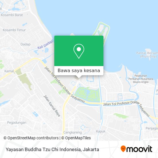 Peta Yayasan Buddha Tzu Chi Indonesia