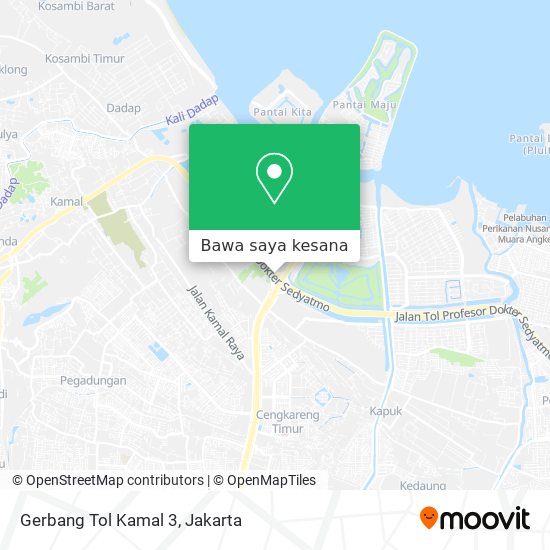 Peta Gerbang Tol Kamal 3