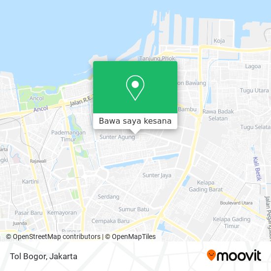 Peta Tol Bogor