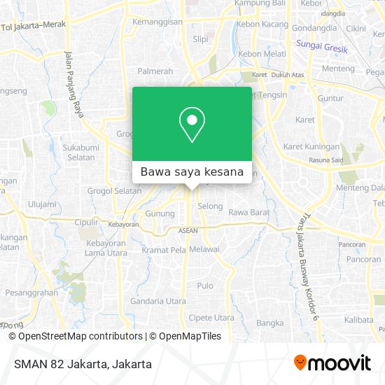 Peta SMAN 82 Jakarta