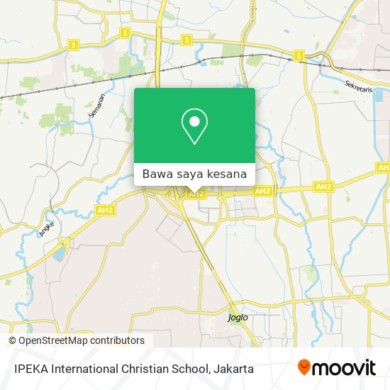 Peta IPEKA International Christian School