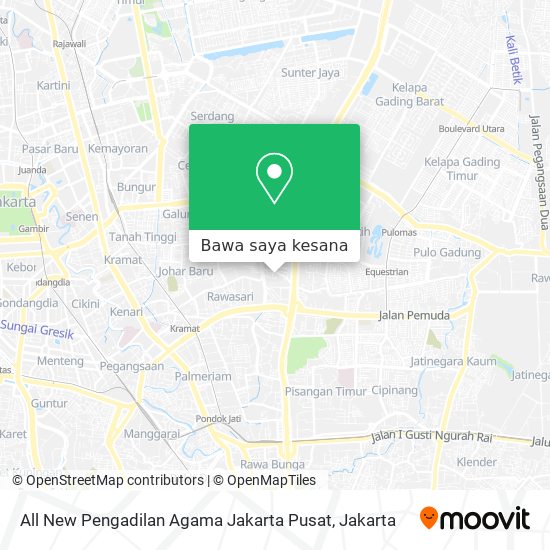 Peta All New Pengadilan Agama Jakarta Pusat