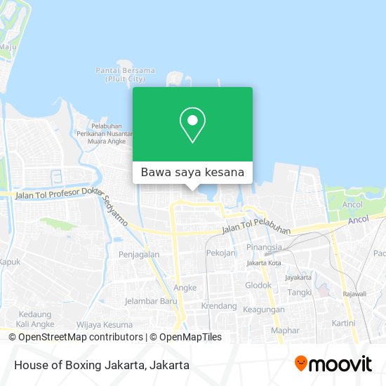 Peta House of Boxing Jakarta