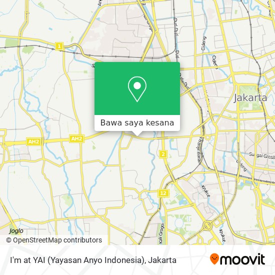 Peta I'm at YAI (Yayasan Anyo Indonesia)