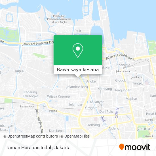 Peta Taman Harapan Indah