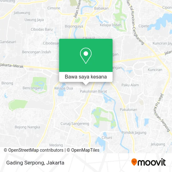 Peta Gading Serpong