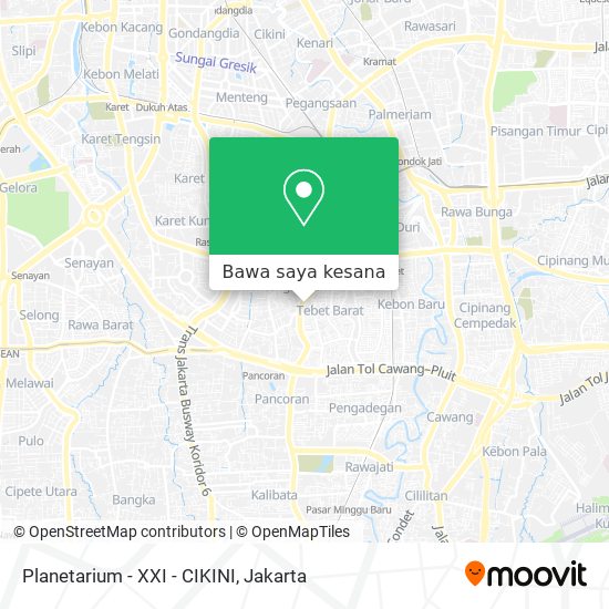 Peta Planetarium - XXI - CIKINI