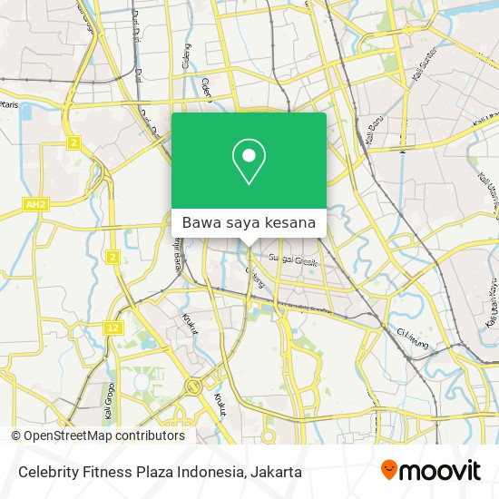 Peta Celebrity Fitness Plaza Indonesia