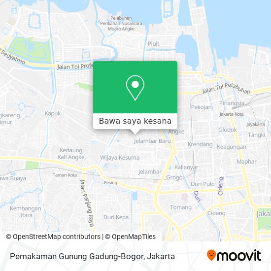 Peta Pemakaman Gunung Gadung-Bogor