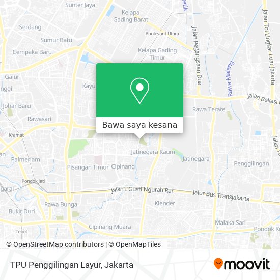 Peta TPU Penggilingan Layur