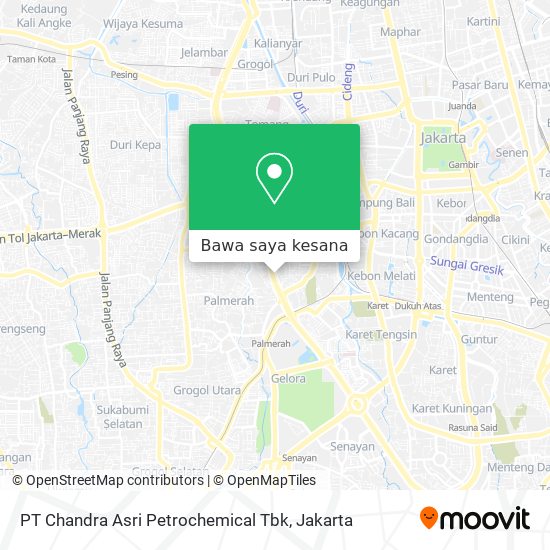 Peta PT Chandra Asri Petrochemical Tbk